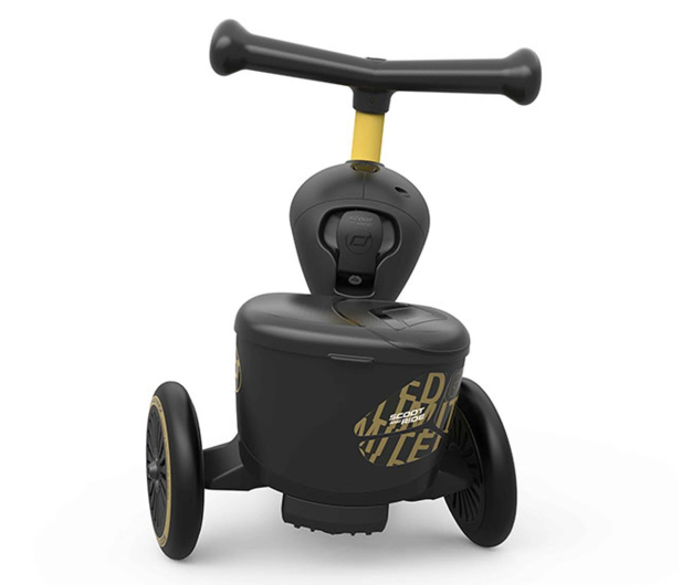 Scoot & Ride Highwaykick 1 Lifestyle Jeździk i hulajnoga 2w1 Black & Gold - 1040358 - zdjęcie 5